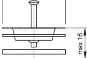 AlcaPlast A33 výpusť dřezová 70 x 6/4" s nerezovou mřížkou