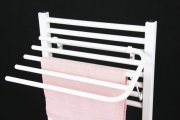 AQUALINE - Sušák 4 ručníků na otopná tělesa, univerzální upínání, délka 50cm, bílá