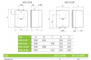 DRAŽICE BTO 10 UP elektrický zásobníkový ohřívač 10l beztlakový, nad odběrné místo