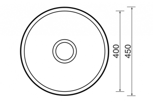 SINKS - dřez nerezový kulatý