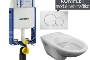 GEBERIT závěsný WC komplet T-05 Kombifix Eco 