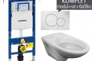 GEBERIT závěsný WC komplet do bytových jader T-07 Duofix Speciál 