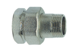 Šroubení topenářské poniklované - přímé, 5/4"