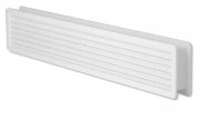 HACO větrací mřížka 400 x 130mm dveřní / 2ks /, bílá