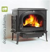 JOTUL F 500 ECO SE BP krbová kamna litinová, černý lak, dvířka bez ozdobných příček, "DOPRAVA ZDARMA"