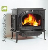 JOTUL F 500 ECO SE BP krbová kamna litinová, černý lak, dvířka bez ozdobných příček