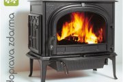 JOTUL F 500 ECO SE BP krbová kamna litinová, černý lak, dvířka bez ozdobných příček