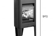 JOTUL F 162 BP krbová kamna litinová, černý lak  