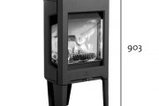 JOTUL F 163 BP krbová kamna litinová,černý lak  