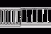 Radiátor KORAD, typ 11VK - výška 300 mm, délka 1200 mm