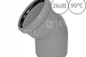 HTB koleno 125mm / 45°  / LIKVIDACE POBOČKY - skladem 5 ks /
