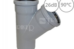 HTEA odbočka 75/40mm/45°  / LIKVIDACE POBOČKY - skladem 40 ks /