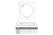 ROTH čelní panel Aloha-M 90 cm, bílý