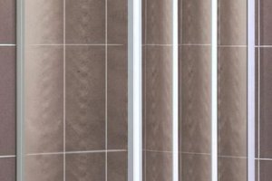 ROTH Project Line LD3/800 sprchové dveře posuvné pro instalaci do niky, třídílné, Damp