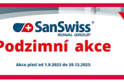 AKCE - SanSwiss Divera Kout sprchový čtvrtkruhový s posuvnými dveřmi 90 x 90 x 200 cm, aluchrom, čiré sklo